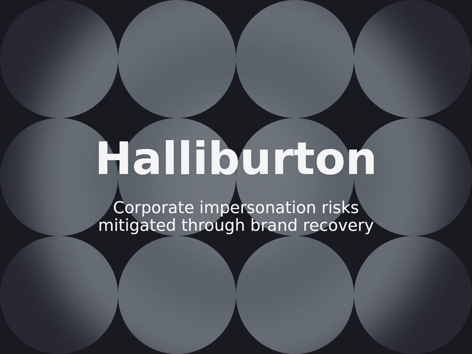 Lutte contre les risques d’usurpation d’identité d’entreprise sur halliburtonco.com