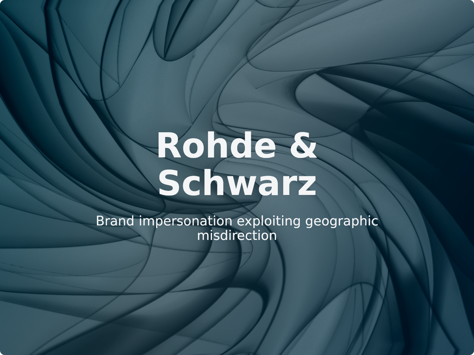 Protecting Brand Identity Against Geographic Mimicry in Industrial Domains