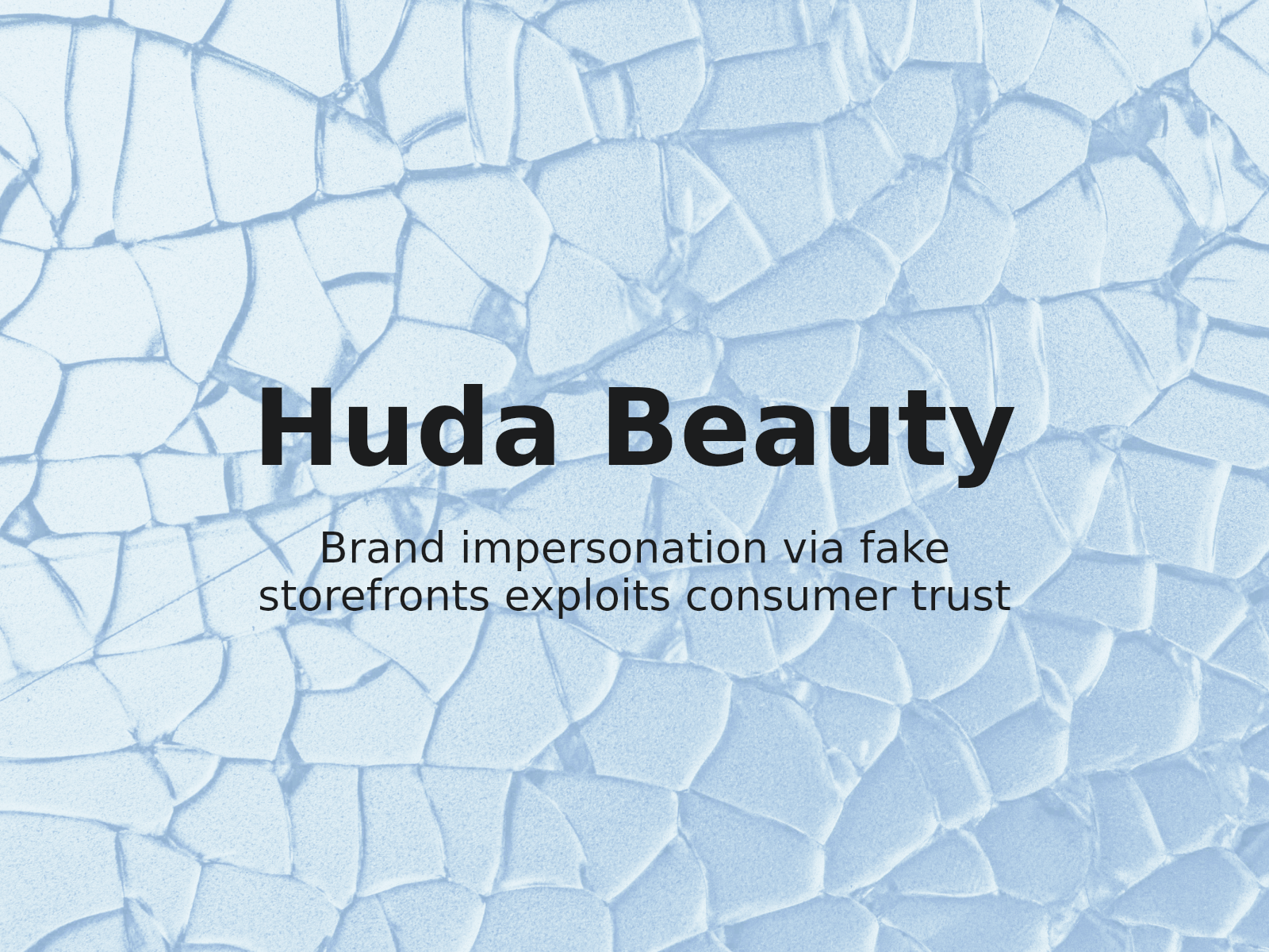 Abordar la infracción de marcas y las tácticas de tiendas falsas en hudabeautyaustralia.com