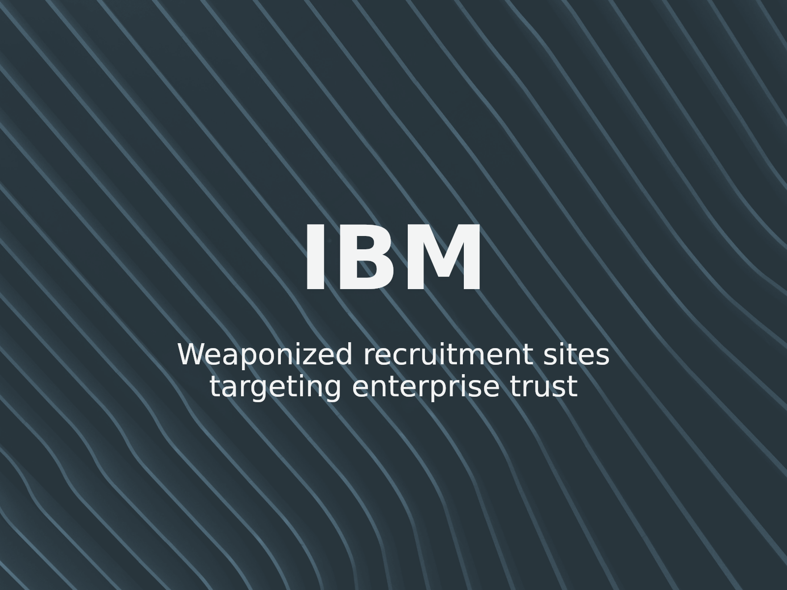 Schutz der Marke IBM vor Identitätsdiebstahl im Kontext von Stellenangeboten