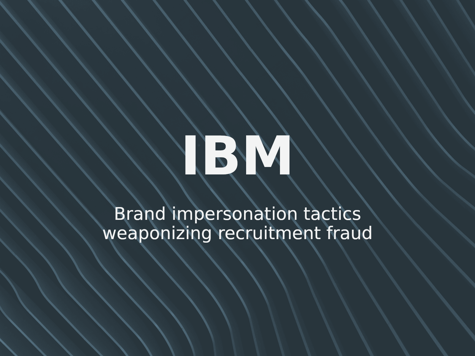 Protección de la marca IBM frente a la suplantación de identidad relacionada con el empleo