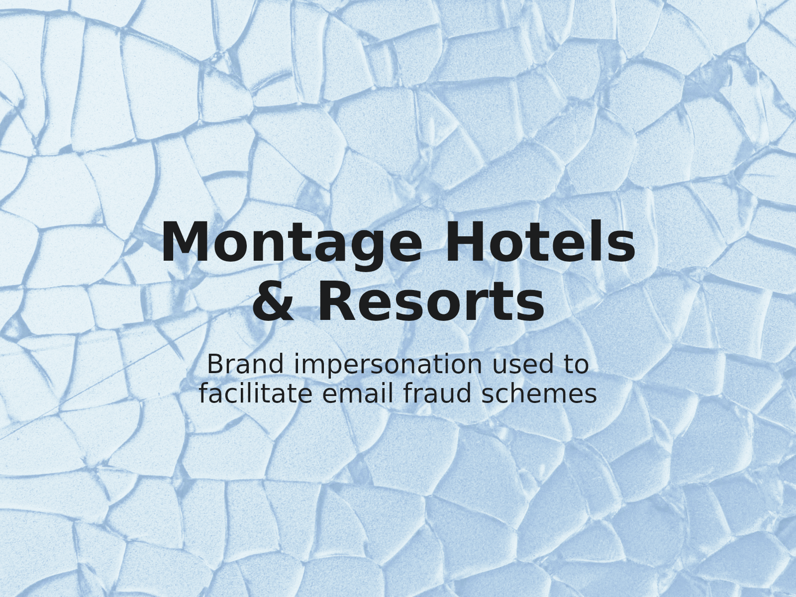 Bekämpfung von domänenbasiertem E-Mail-Betrug im Fall Montage Hotels & Resorts
