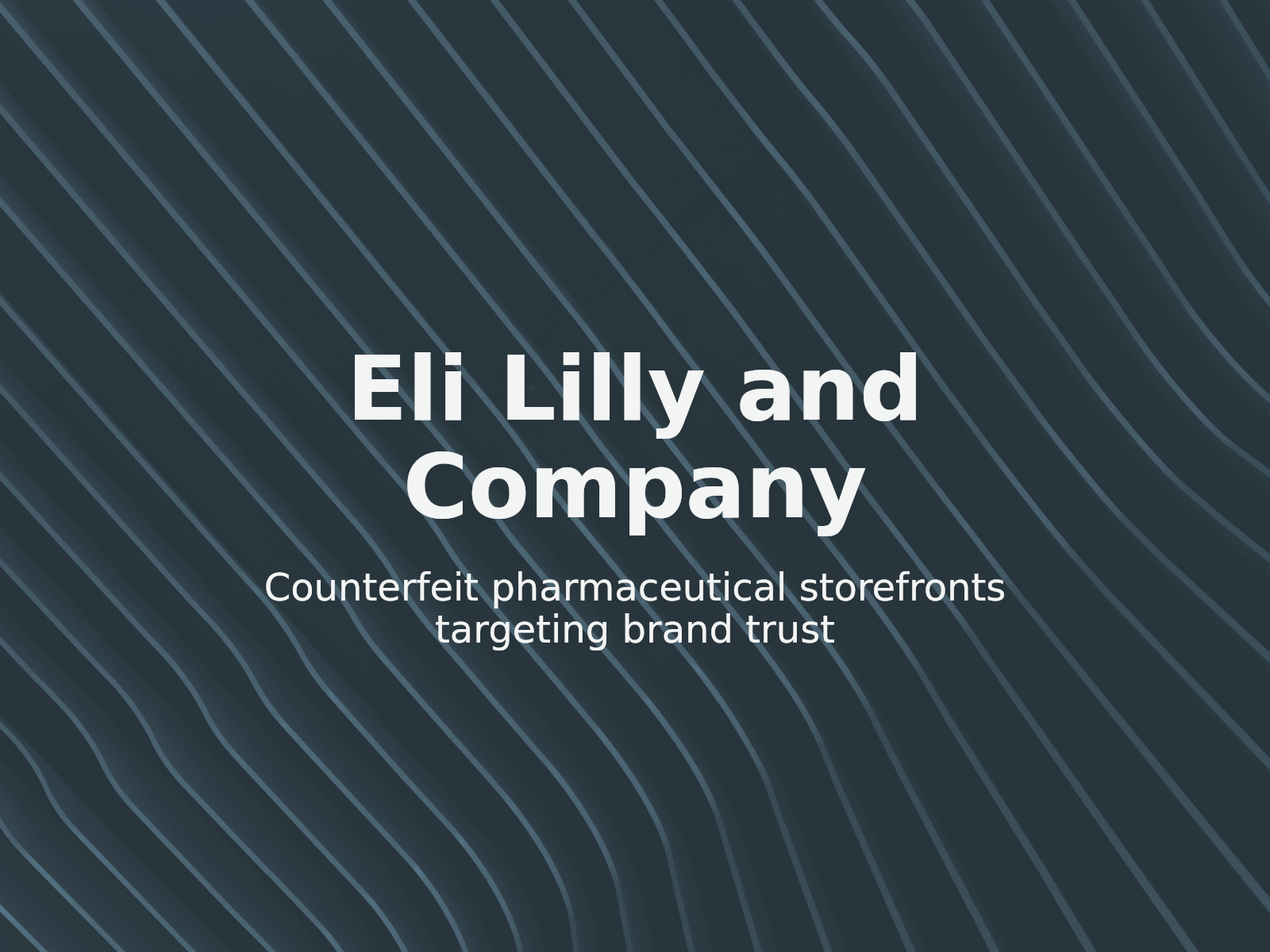 Managing pharmaceutical trademark infringement through domain enforcement
