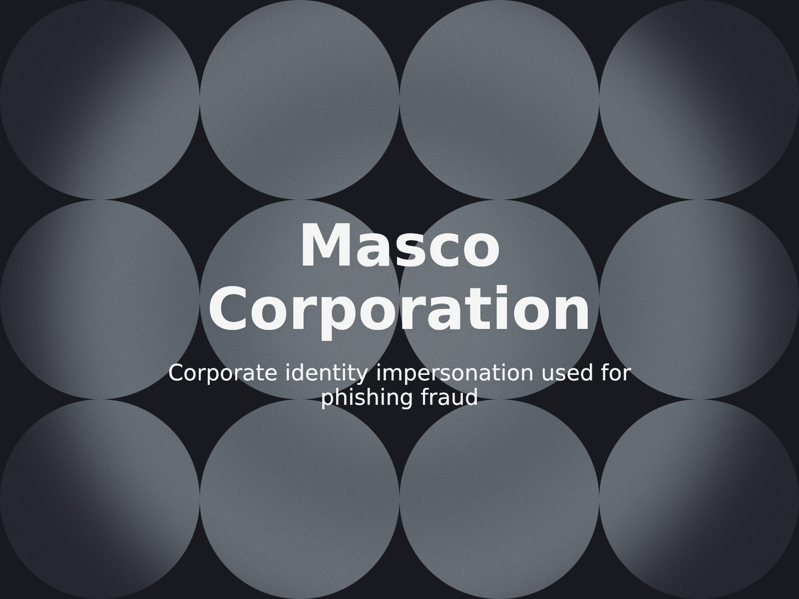 Masco Corporation: Risikominderung bei der Vortäuschung geschäftlicher Identitäten per E-Mail