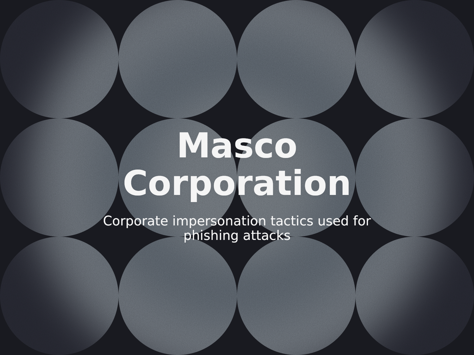 Masco Corporation : Atténuer les risques d’usurpation d’identité par courrier électronique