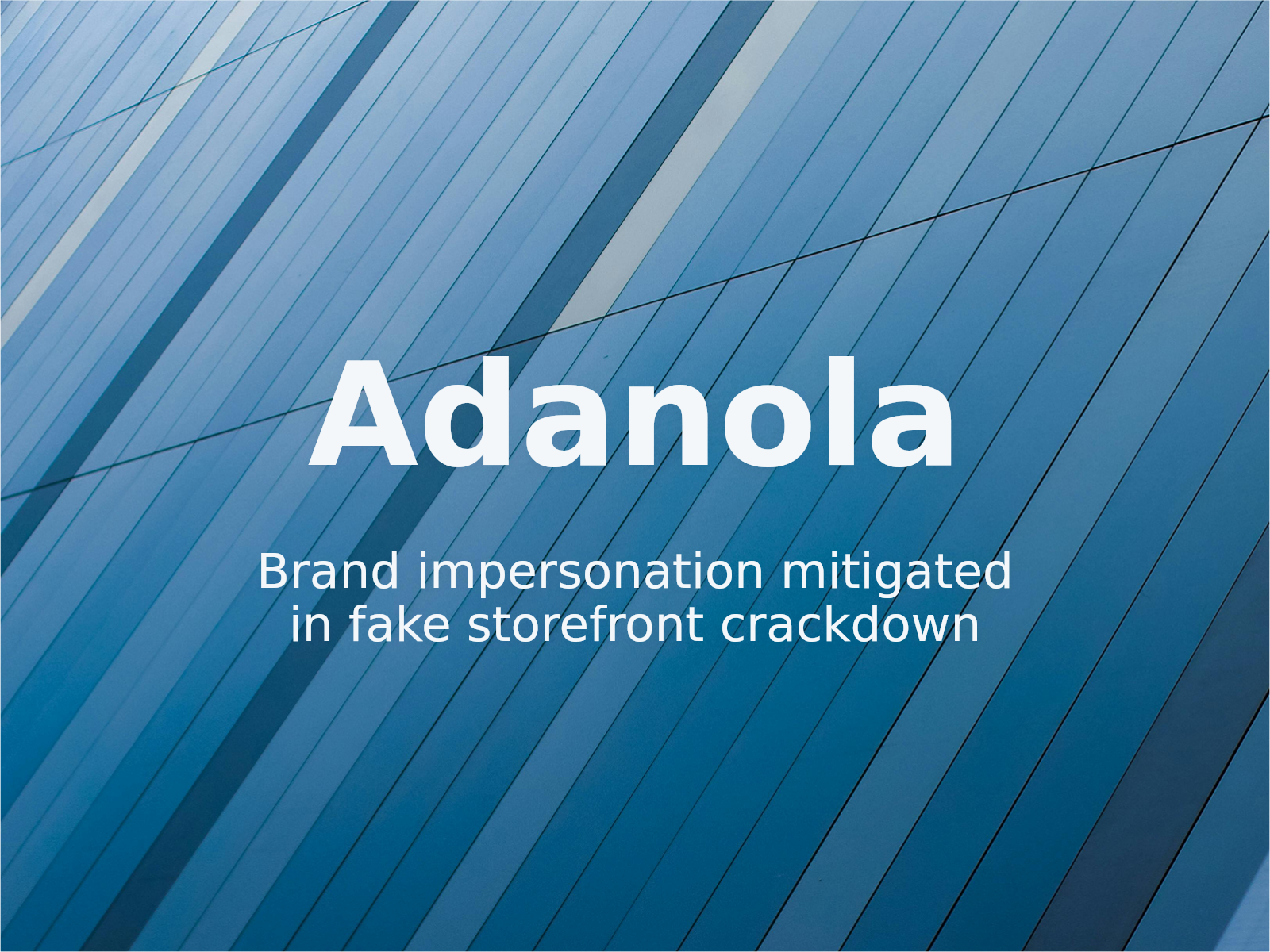 Protecting Fashion Brands Against Impersonation and Fake Shop Tactics