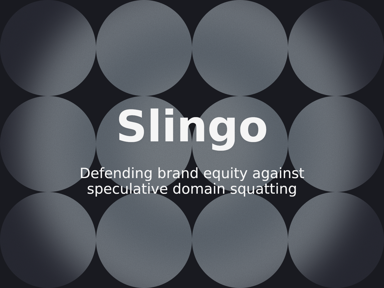 Defending SLINGO trademark against high-value domain resale
