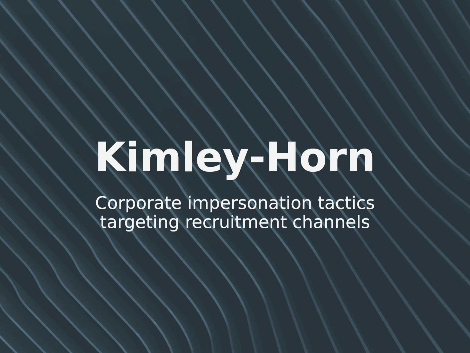 Addressing Recruitment Impersonation and Brand Spoofing Risks