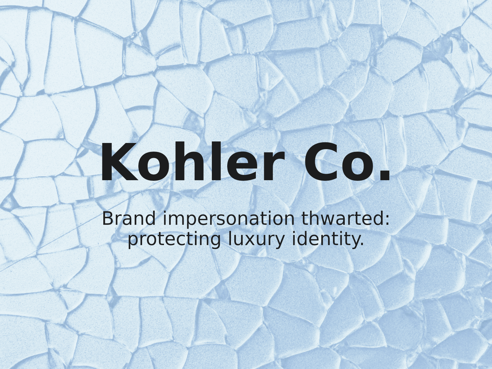 Defending against domain-based brand impersonation: The Kohler case