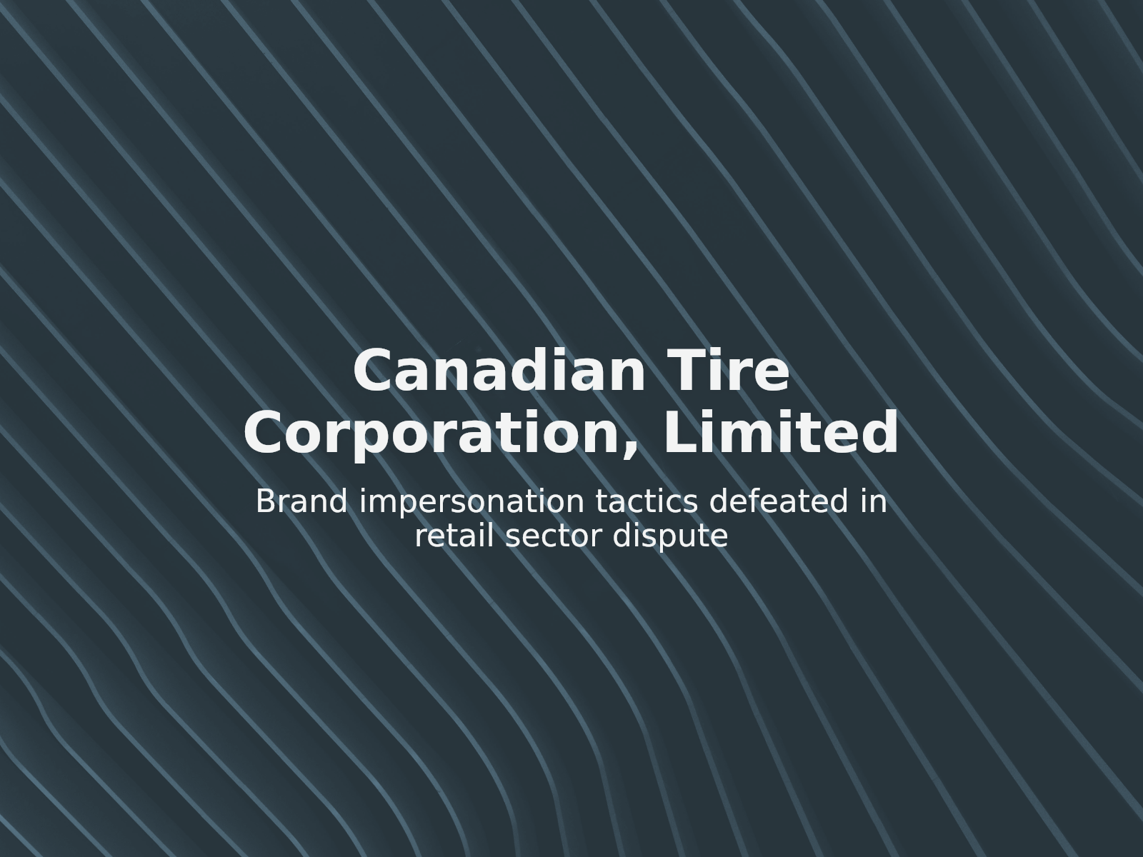Defensa de HUDSON’S BAY: Análisis de tácticas de suplantación
