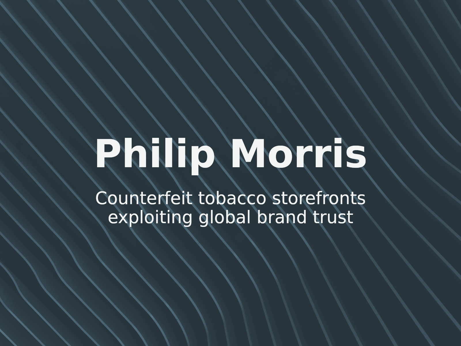 Trademark Risks in Online Tobacco Retailing: Lessons from the Philip Morris WIPO Case