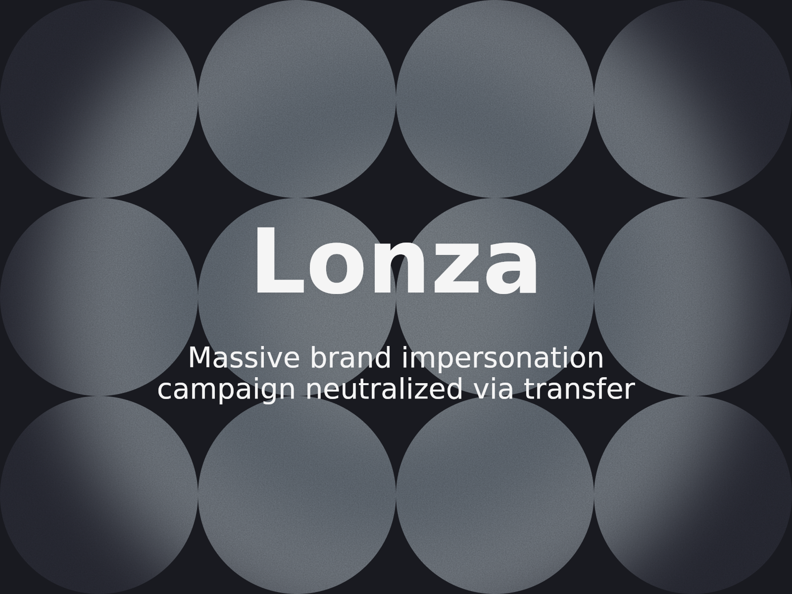 Lonza Ltd contra Demandado Anónimo: Cómo abordar las tácticas de suplantación de identidad mediante múltiples dominios