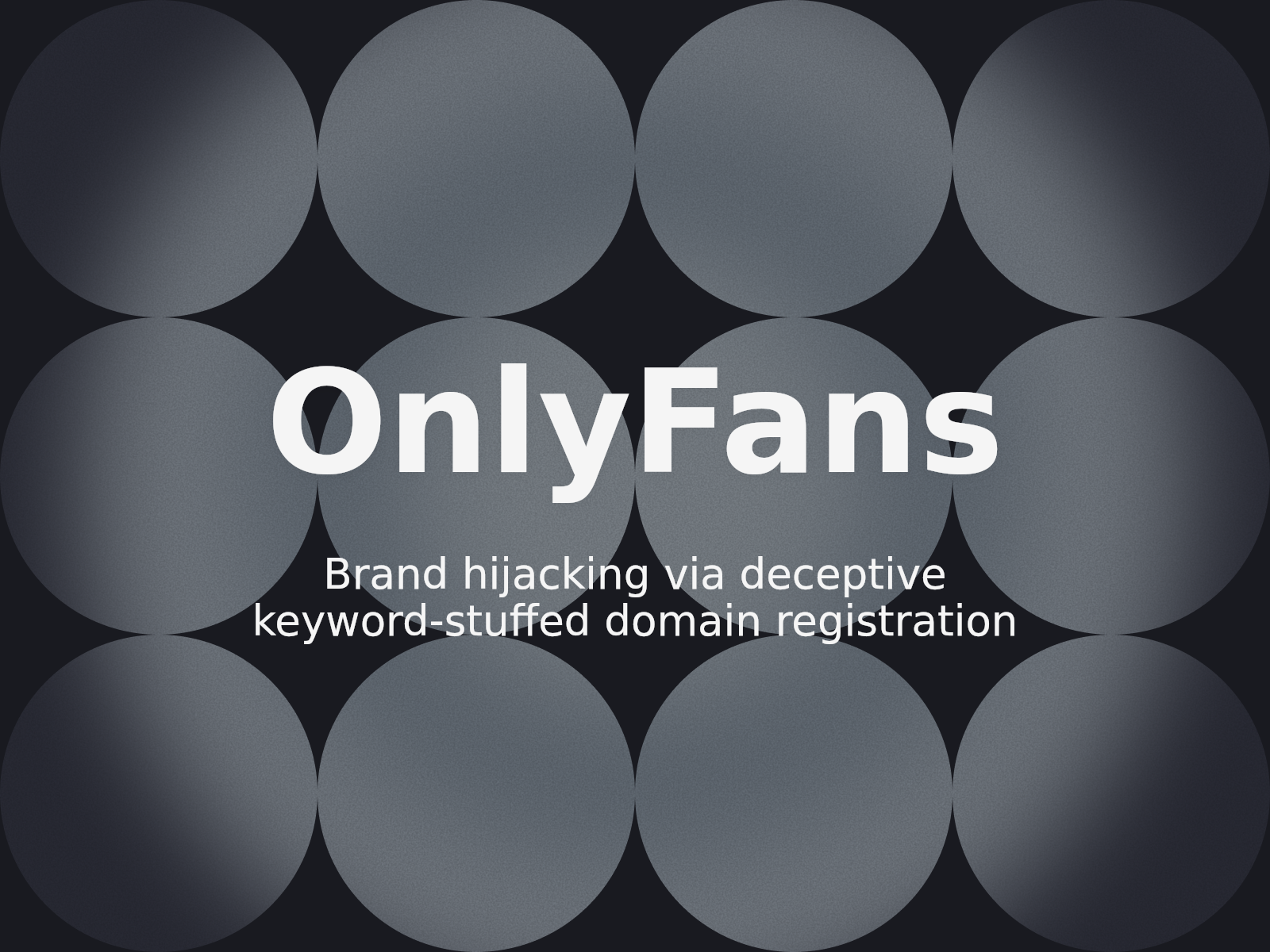 Umgang mit Markenmissbrauch bei OnlyFans-Markendomains