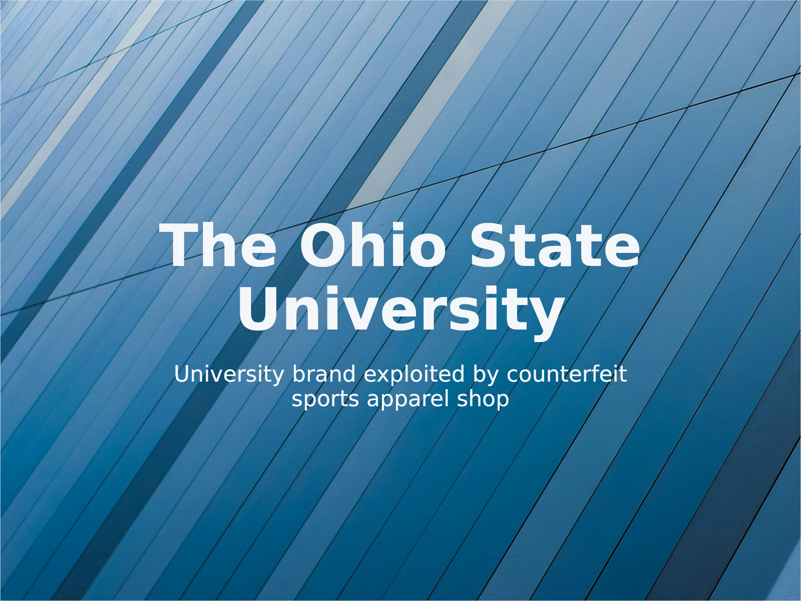 Addressing unauthorized university merchandise stores on domain assets