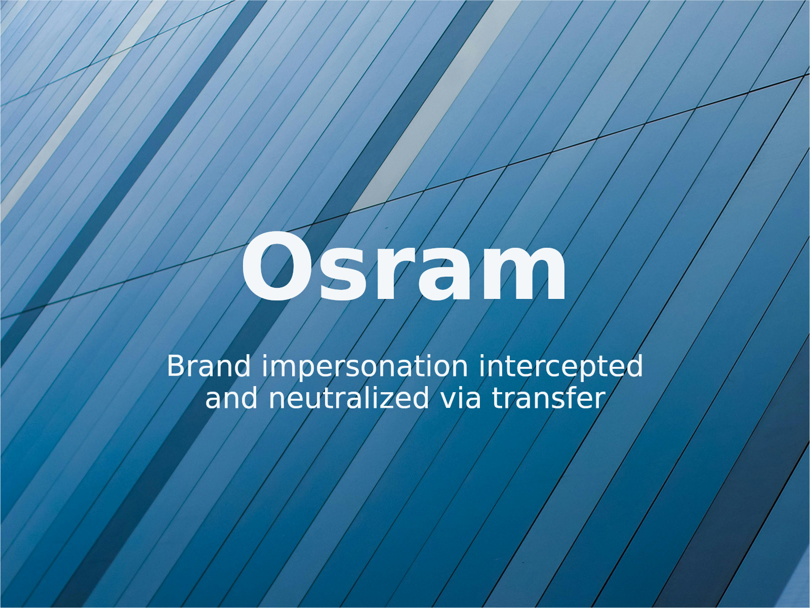 Trademark Impersonation and Traffic Diversion: The Osram Case