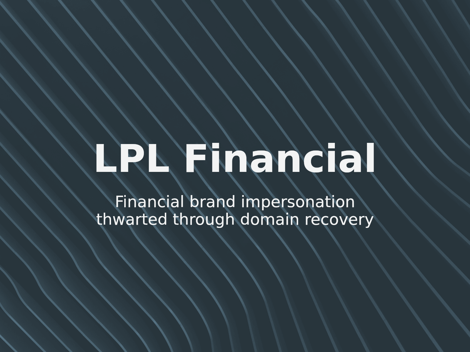 Bekämpfung von Identitätsdiebstahl bei Finanzdienstleistungen im UDRP-Fall von LPL Financial